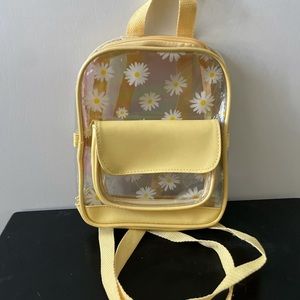 Wonder Nation Yellow Floral Backpack
